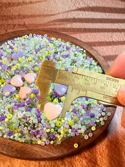 愛のメモ｜雨あがりの睡蓮｜ミックスビーズ 60g/30g｜001# ビーズキット、材料セット、ミックス米ビーズ