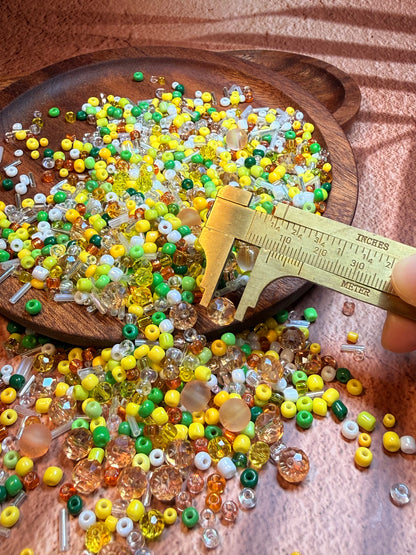 愛のメモ｜夏の果実｜ミックスビーズ30g/ 60g｜010# ビーズキット、材料セット、ミックス米ビーズ