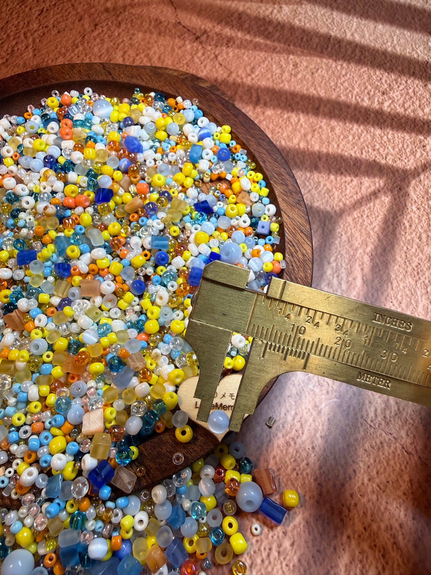 愛のメモ｜夏のビーチ花火｜ミックスビーズ 30g/60g｜007# ビーズキット、材料セット、ミックス米ビーズ