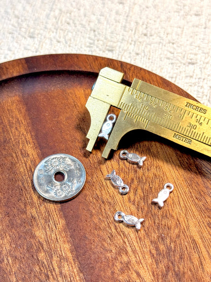 愛のメモ｜メタルミニフィッシュ｜横穴ビーズ／エンドチャーム｜2タイプ ビーズ、材料セット、ペンダン、チャーム、ハンドメイド