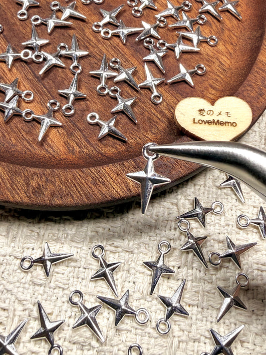 愛のメモ｜ミニスターエンドチャーム｜メタル｜軽量タイプ ビーズ、材料セット、ペンダン、チャーム、ハンドメイド