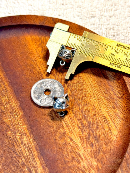 愛のメモ｜立体アーチフォルム・狐面チャーム ビーズ、材料セット、ペンダン、チャーム、ハンドメイド