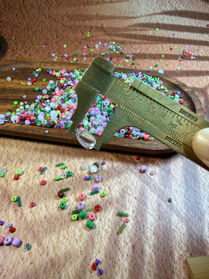 愛のメモ｜熟れはじめのベリー｜ミックスビーズ 60g/30g｜003# ビーズキット、材料セット、ミックス米ビーズ