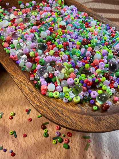 愛のメモ｜熟れはじめのベリー｜ミックスビーズ 60g/30g｜003# ビーズキット、材料セット、ミックス米ビーズ